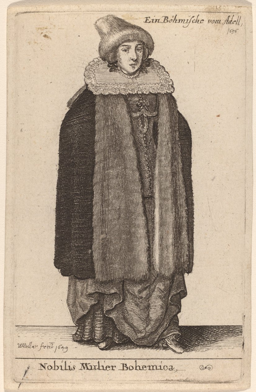 Nobilis Mulier Bohemica de Wenceslaus Hollar