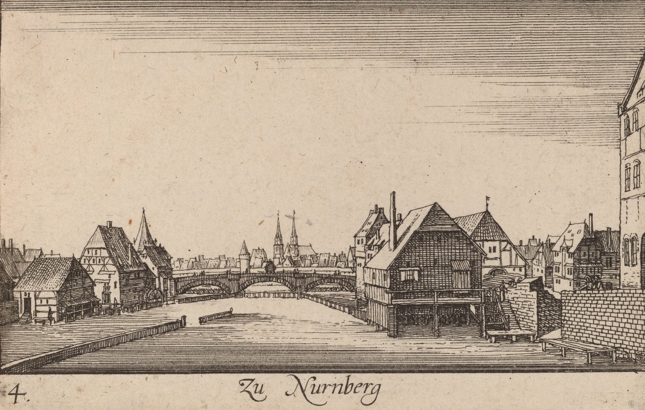 Nuremberga, 1635. de Wenceslaus Hollar