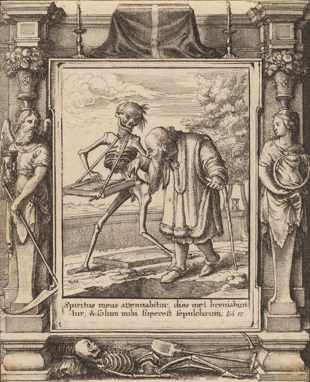 Old Man, 1651. de Wenceslaus Hollar