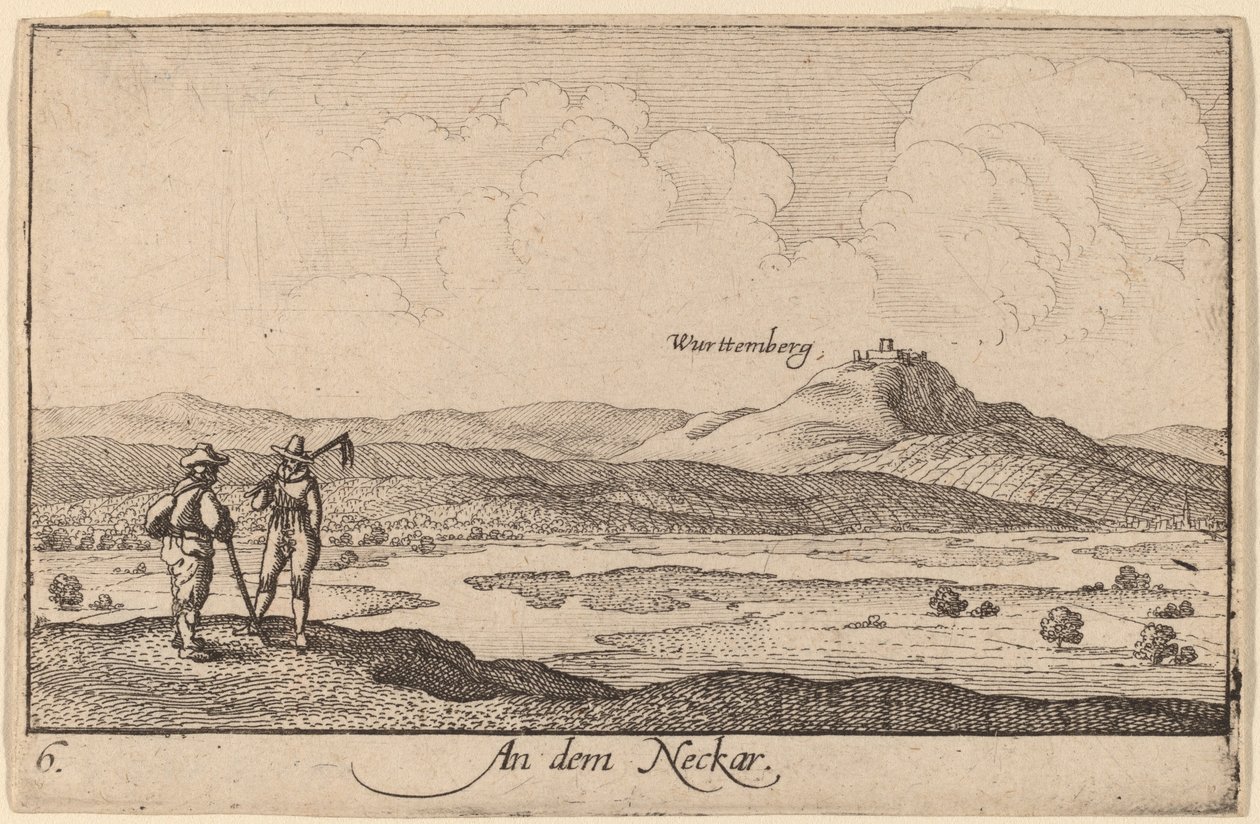No Neckar de Wenceslaus Hollar