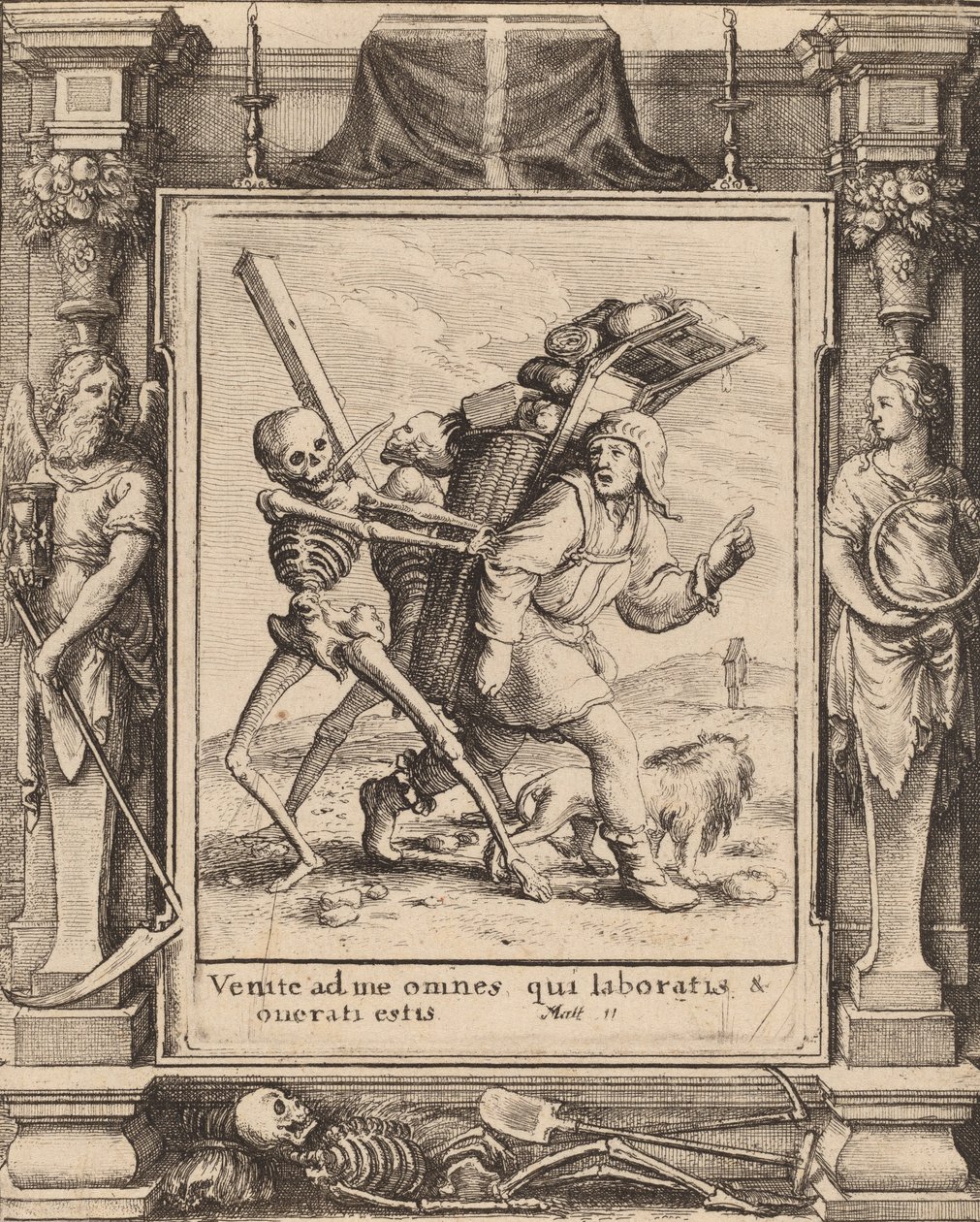 Peddler, 1651. de Wenceslaus Hollar