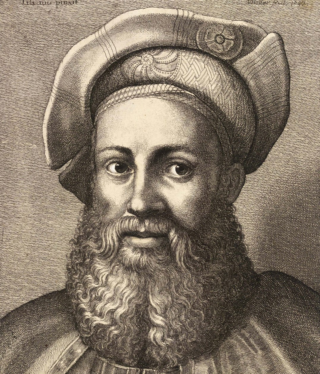 Retrato de Pietro Aretino, c.1670 de Wenceslaus Hollar