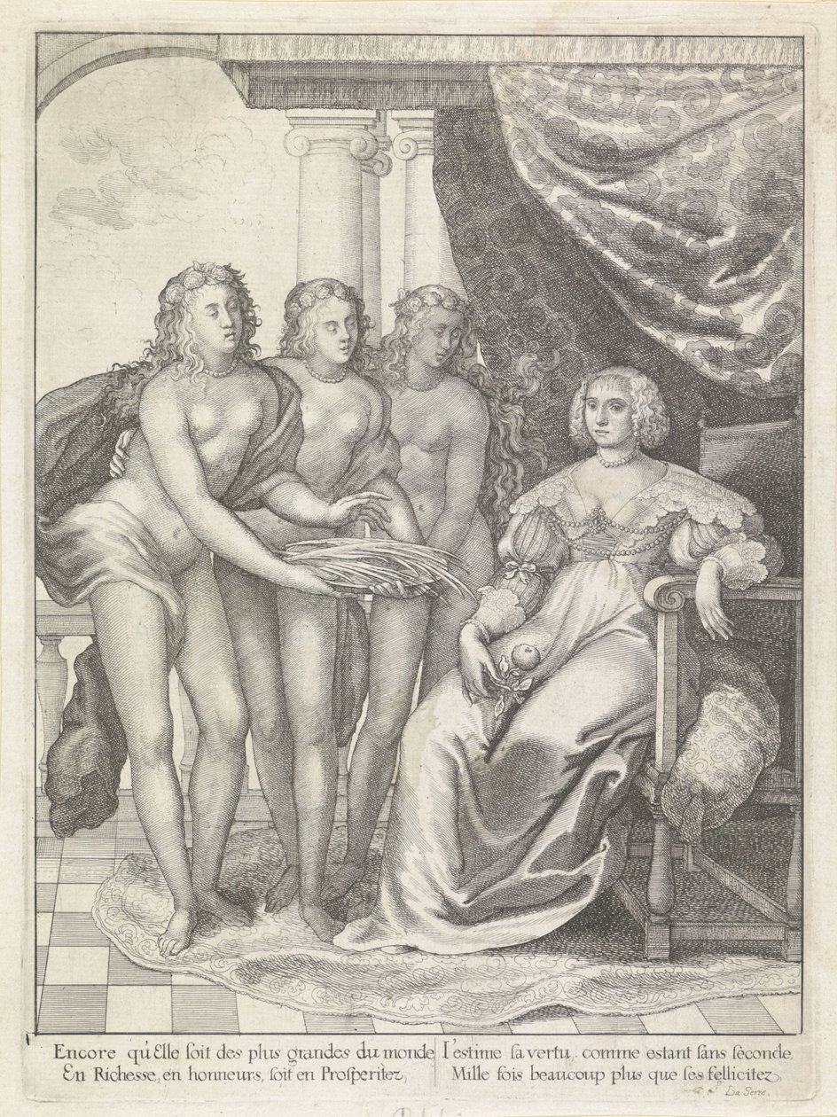 Retrato de Amalia de Solms de Wenceslaus Hollar