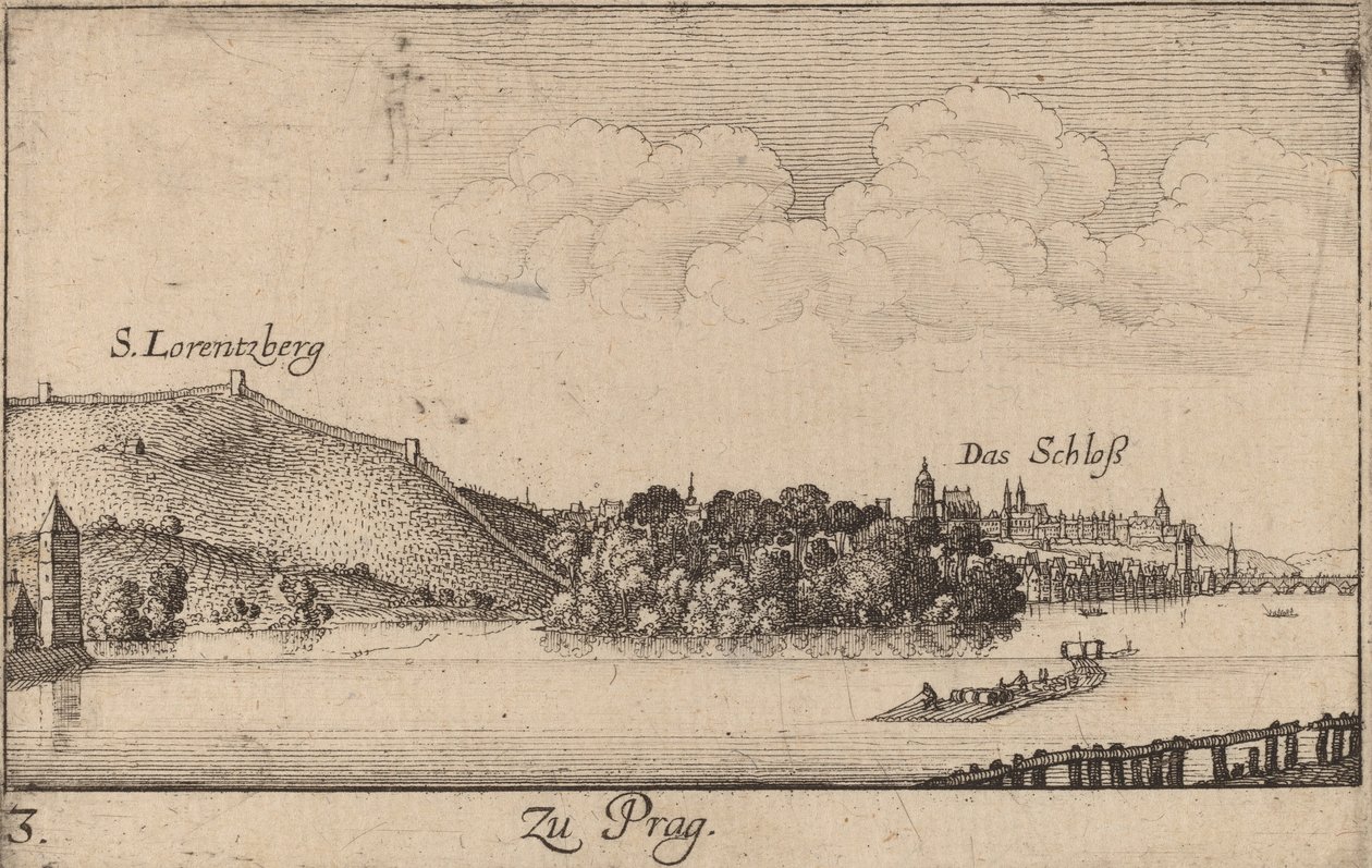 Praga, 1635. de Wenceslaus Hollar