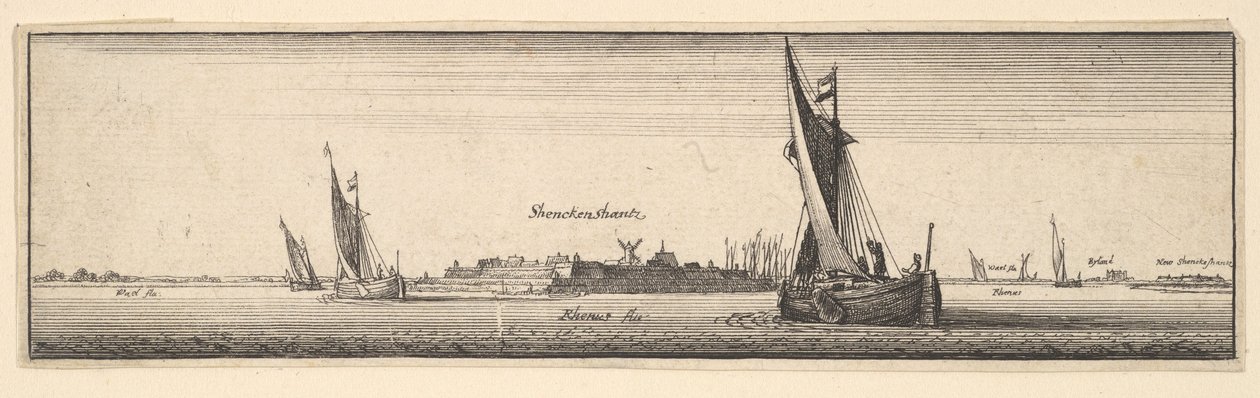 Schanzenschanz, 1642-1644. de Wenceslaus Hollar