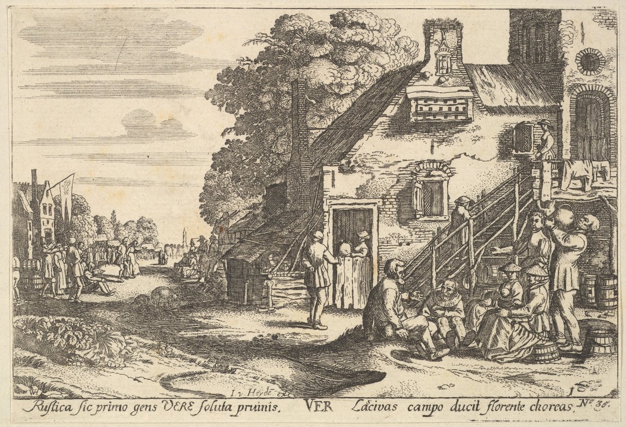 Primavera, 1629. de Wenceslaus Hollar