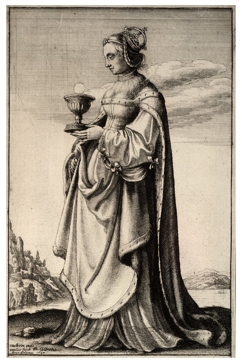 Santa Bárbara de Wenceslaus Hollar