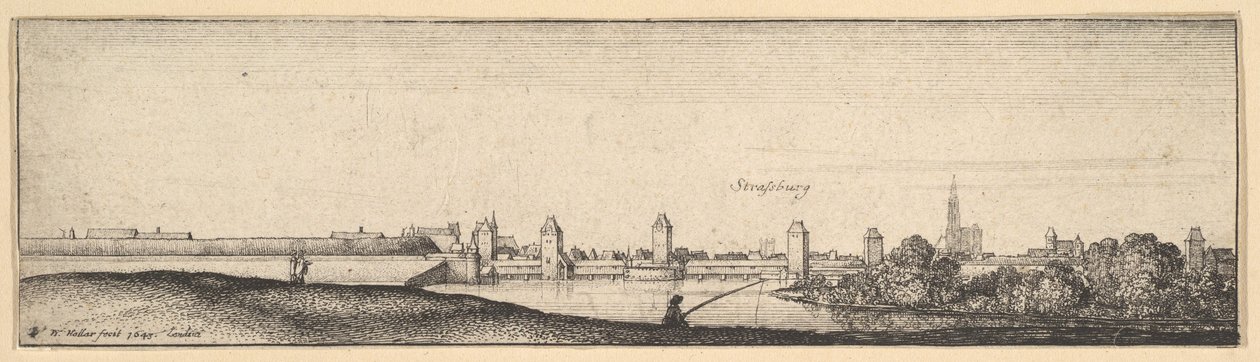 Estrasburgo de Wenceslaus Hollar