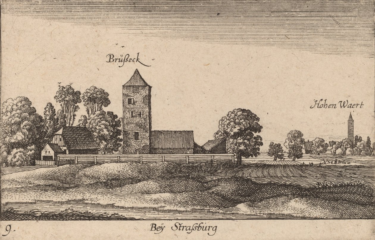 Estrasburgo, 1635. de Wenceslaus Hollar