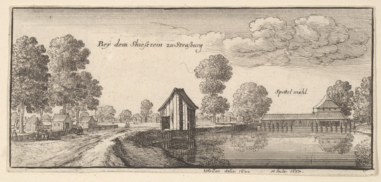 Estrasburgo, 1665. de Wenceslaus Hollar