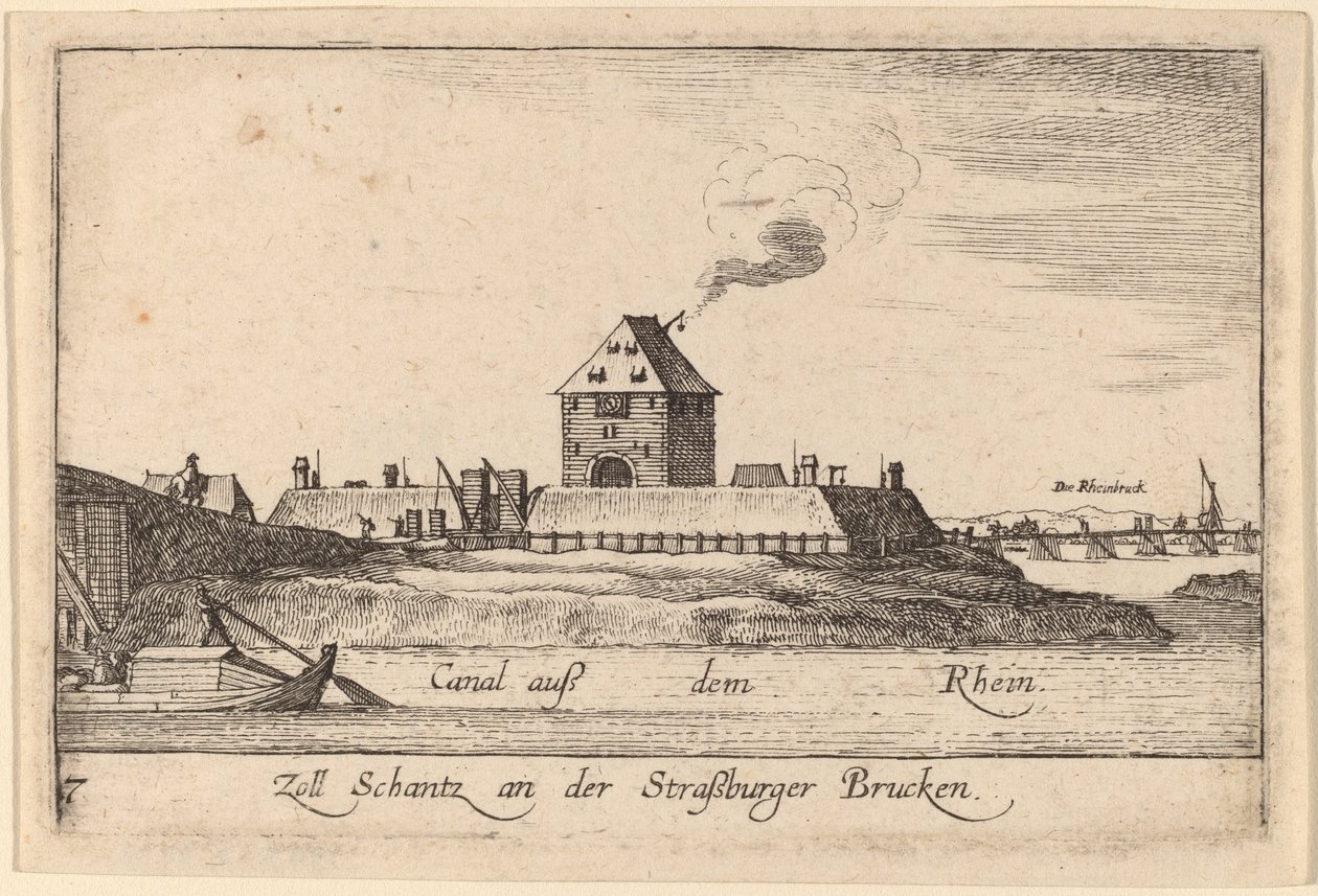 Estrasburgo: a casa do pedágio de Wenceslaus Hollar