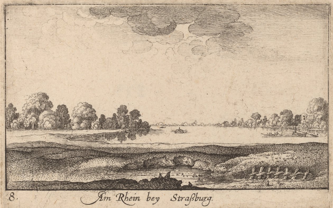 Estrasburgo: The Toll House, 1635. de Wenceslaus Hollar