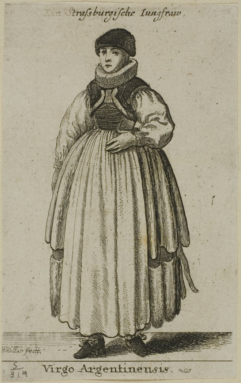 Mulher de Estrasburgo de Wenceslaus Hollar