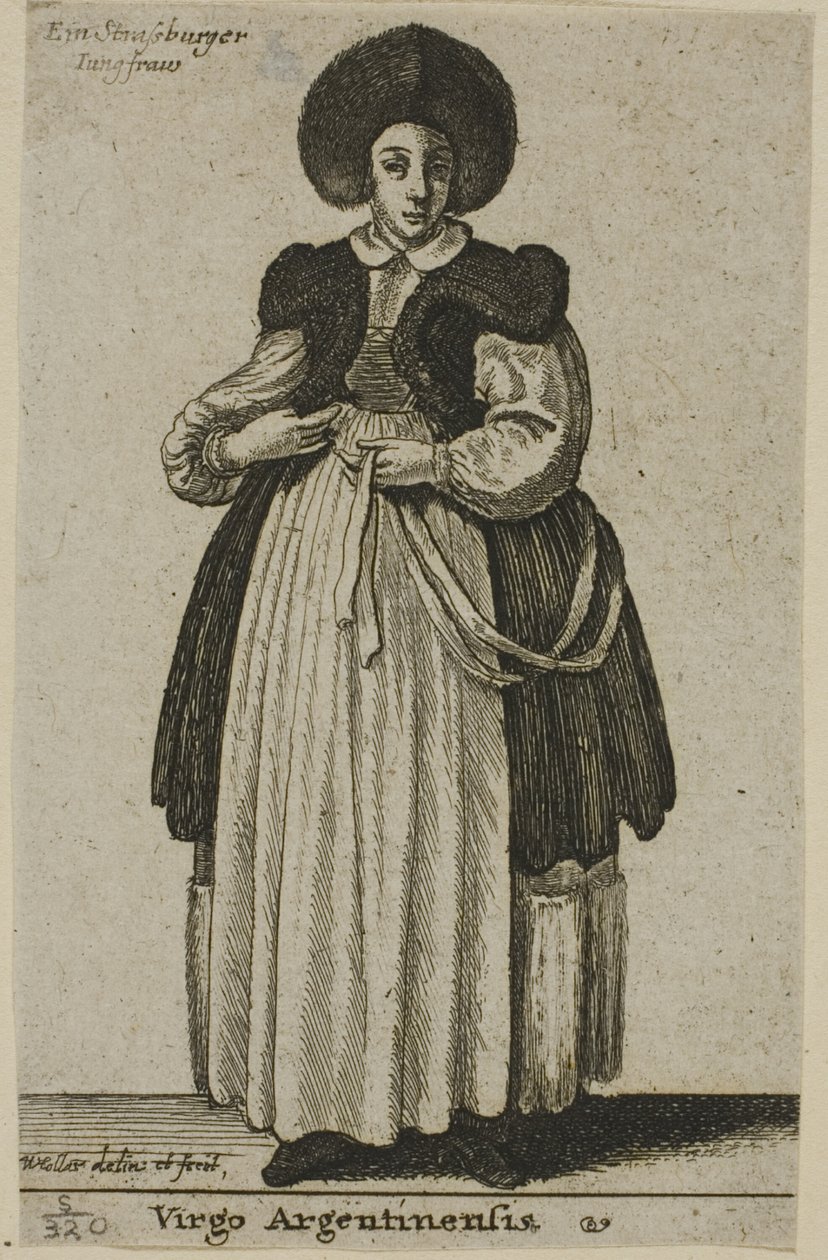 Mulher de Estrasburgo de Wenceslaus Hollar