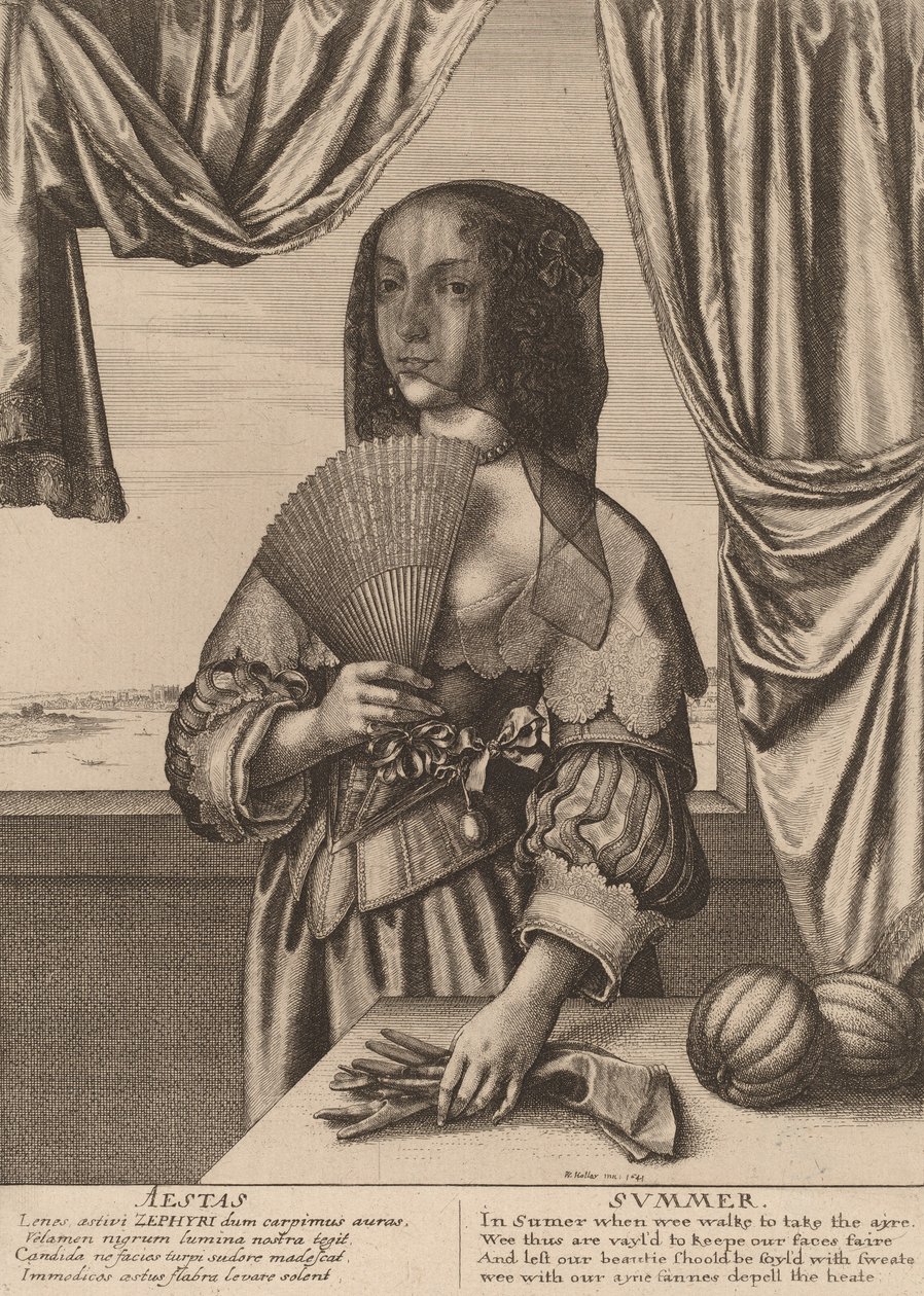 Verão, 1641. de Wenceslaus Hollar
