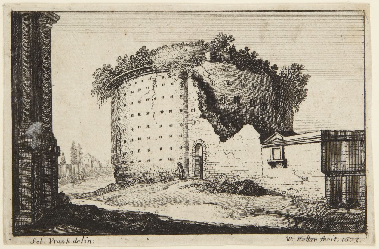 O edifício circular de Wenceslaus Hollar