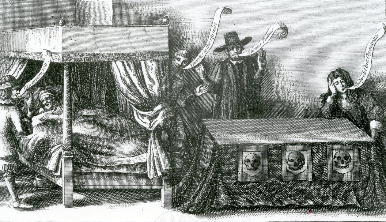 A morte do rei James o primeiro, 1625 de Wenceslaus Hollar