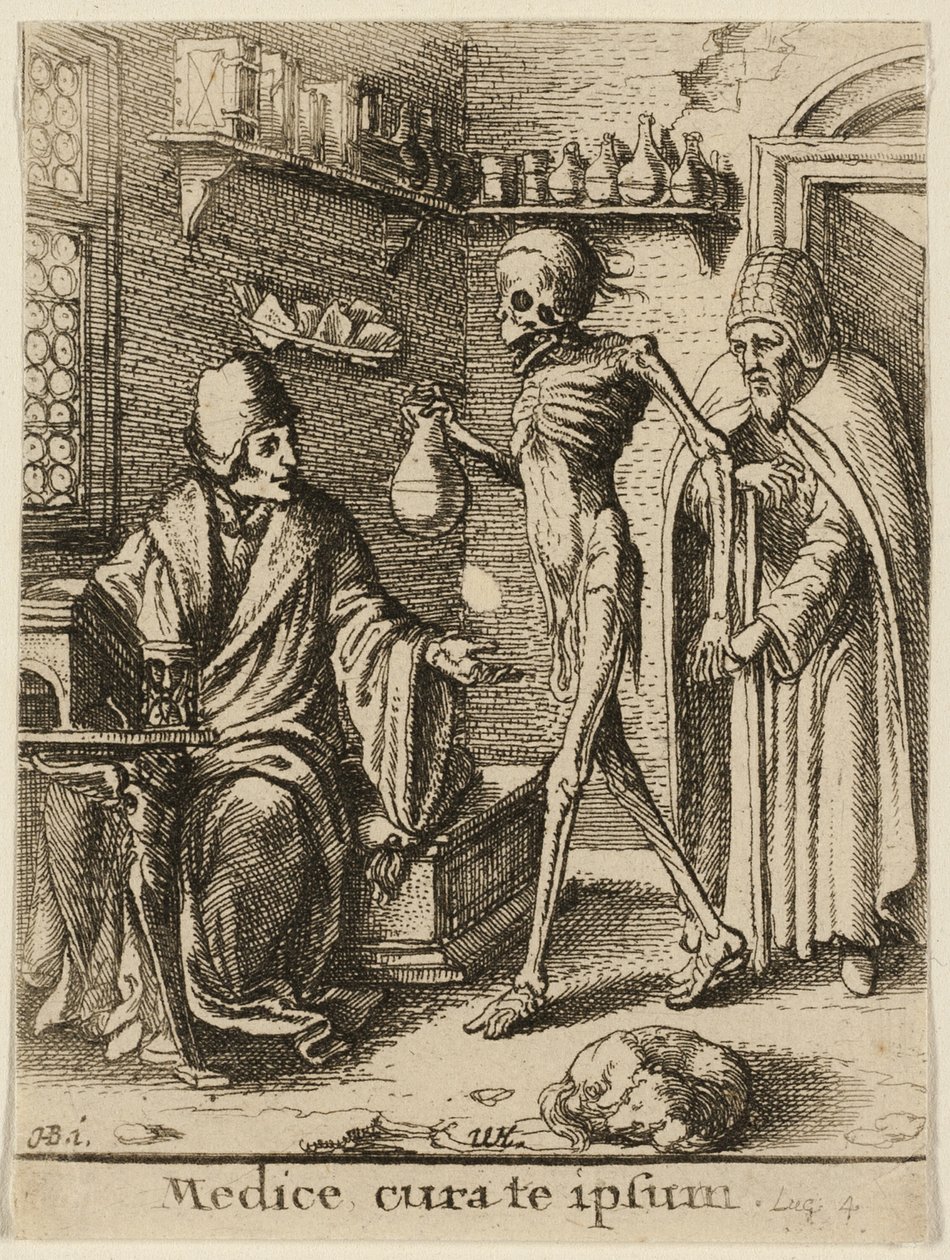 O médico e a morte de Wenceslaus Hollar