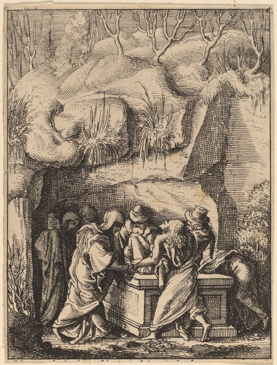 O sepultamento de Wenceslaus Hollar