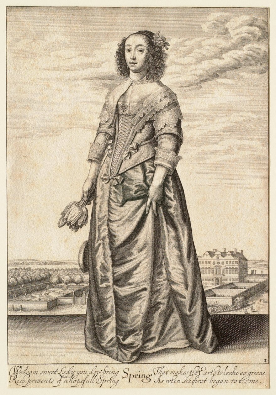 As quatro estações: Primavera de Wenceslaus Hollar