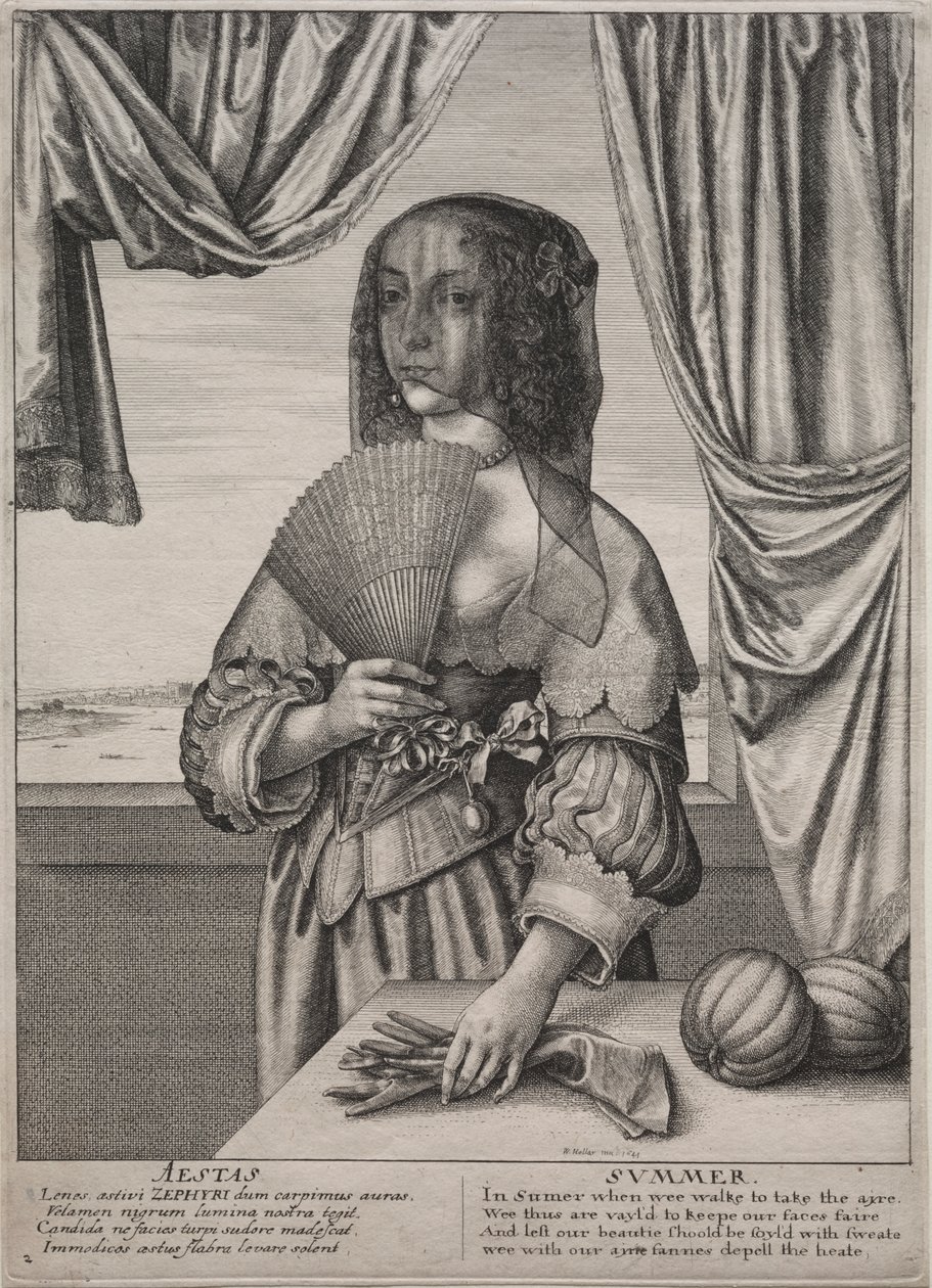 As quatro estações: verão de Wenceslaus Hollar