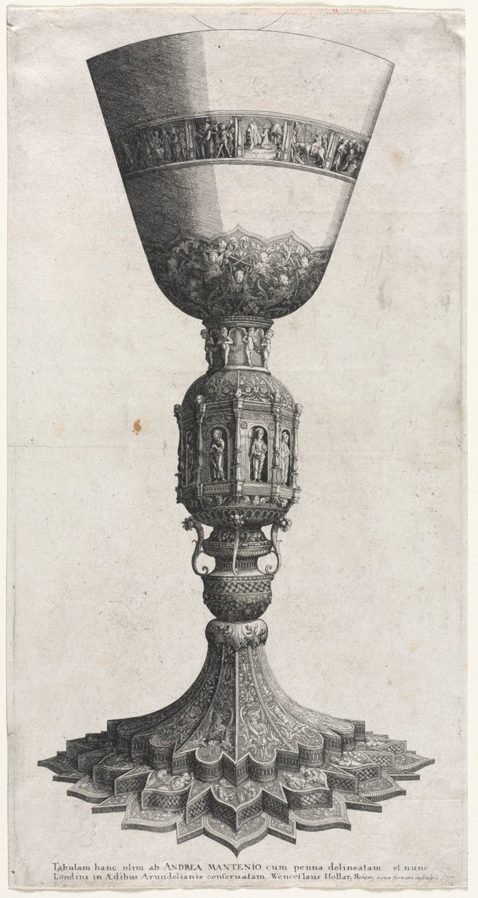 O Grande Cálice ornamentado com figuras de Wenceslaus Hollar