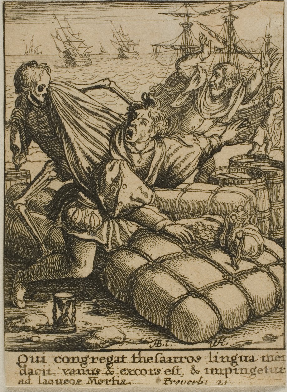 O Mercador e a Morte de Wenceslaus Hollar