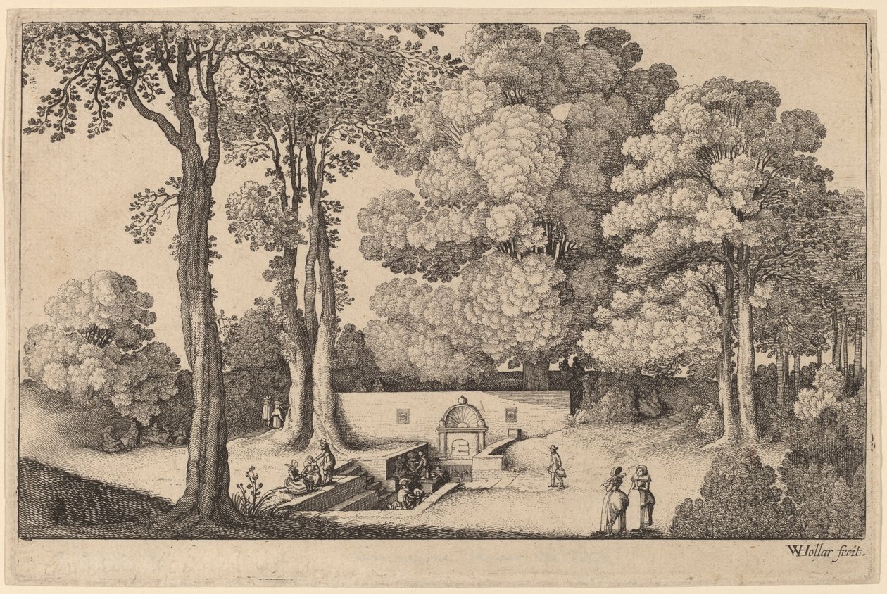 A Fonte Mineral de Wenceslaus Hollar