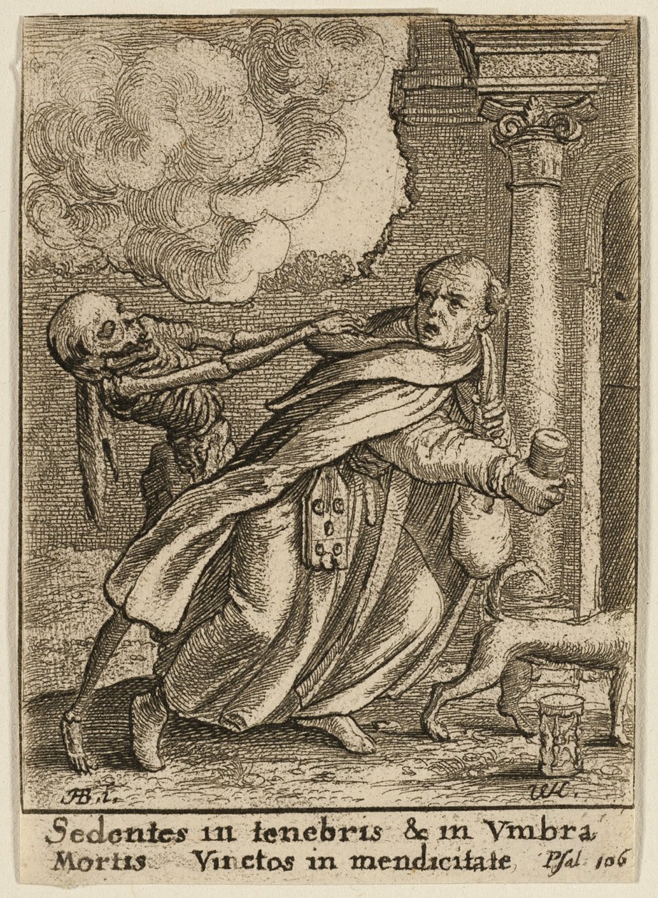 O monge e a morte de Wenceslaus Hollar