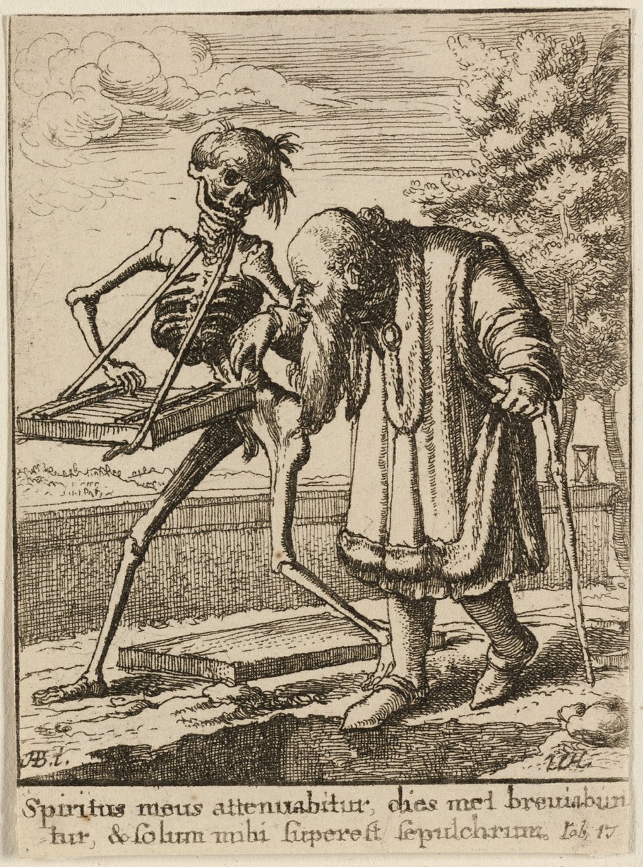 O Velho e a Morte de Wenceslaus Hollar