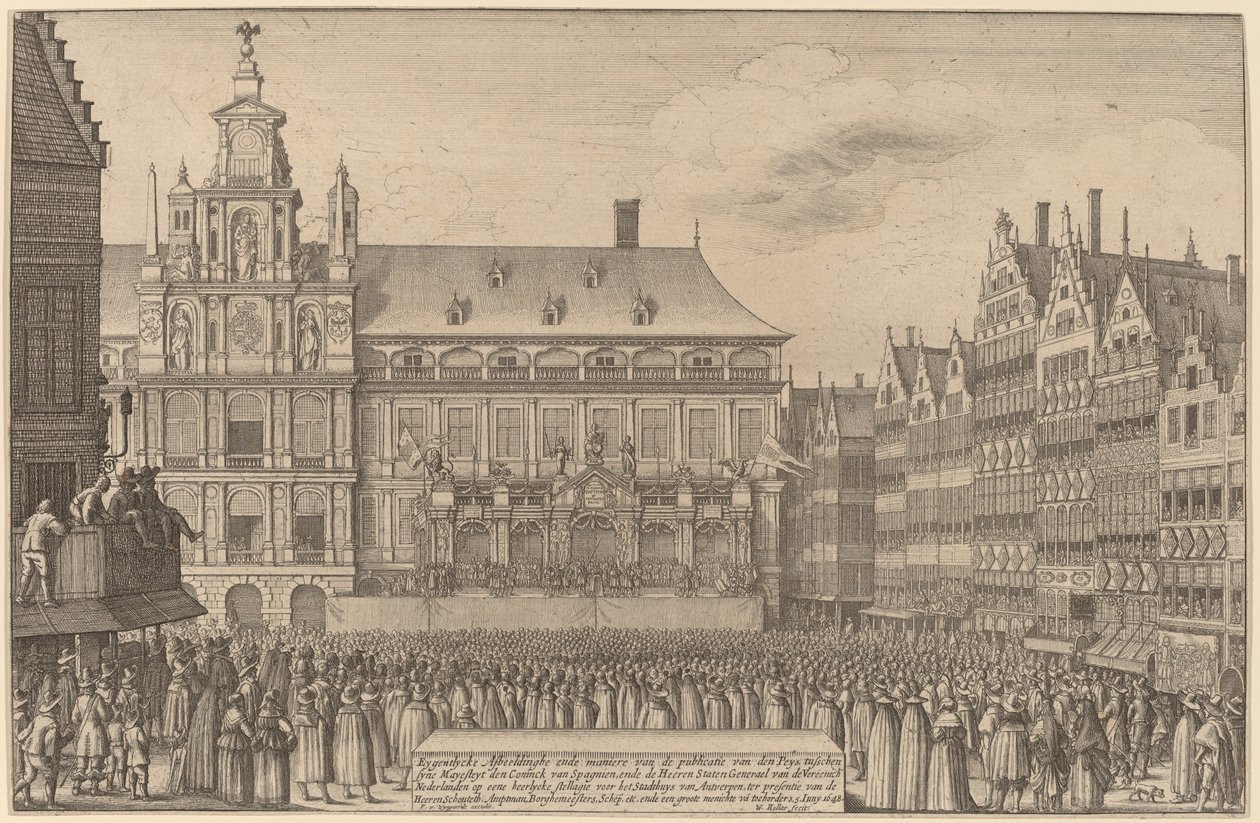 A paz de Munster de Wenceslaus Hollar