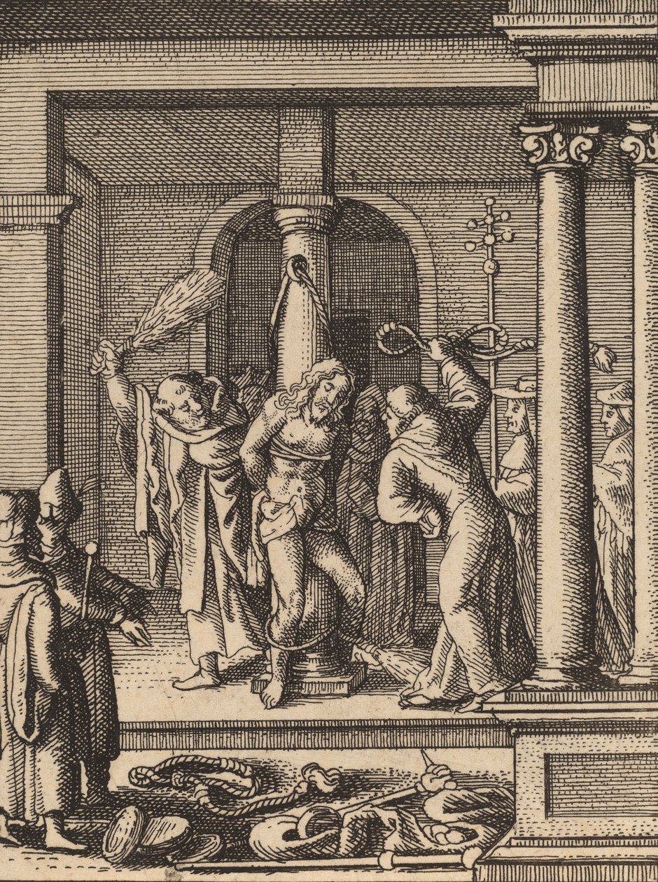 A flagelação. de Wenceslaus Hollar
