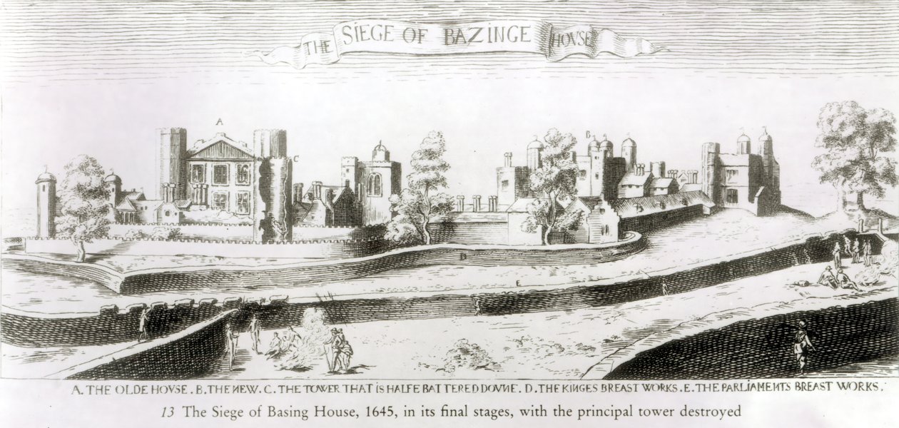 O Cerco da Casa Baseando-se, 1645 de Wenceslaus Hollar