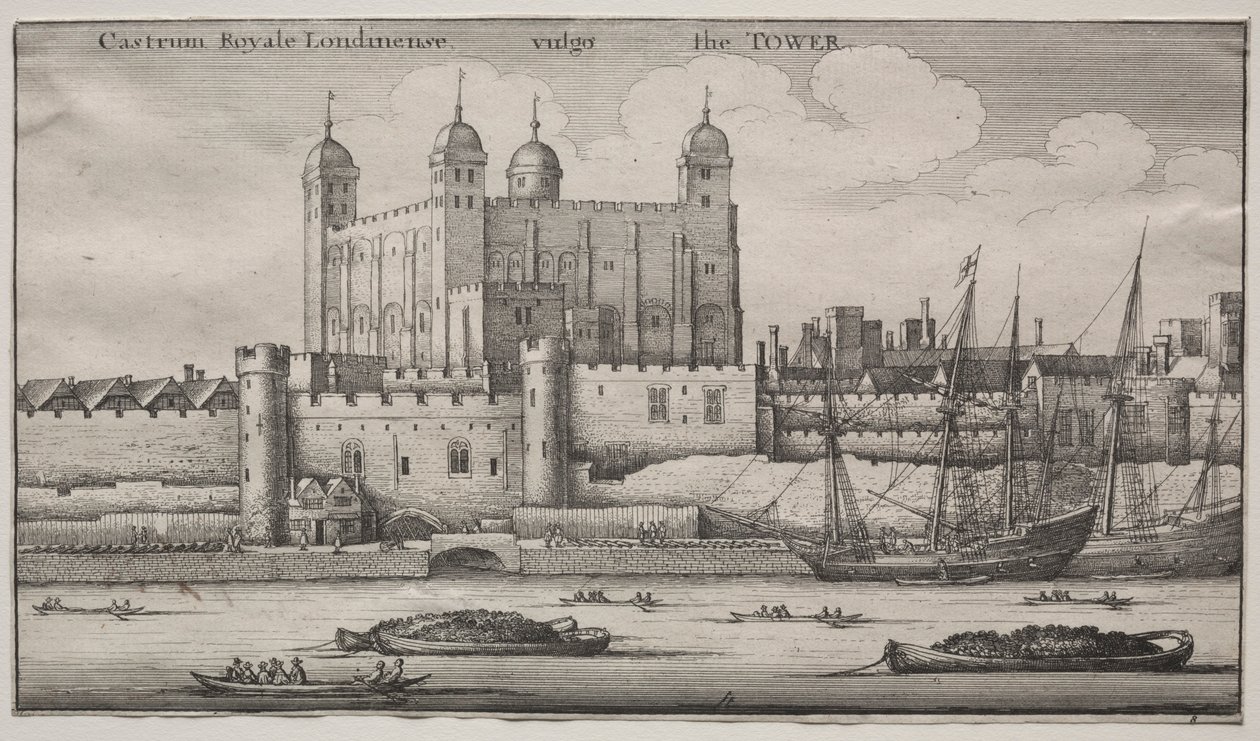 A torre, Londres. de Wenceslaus Hollar