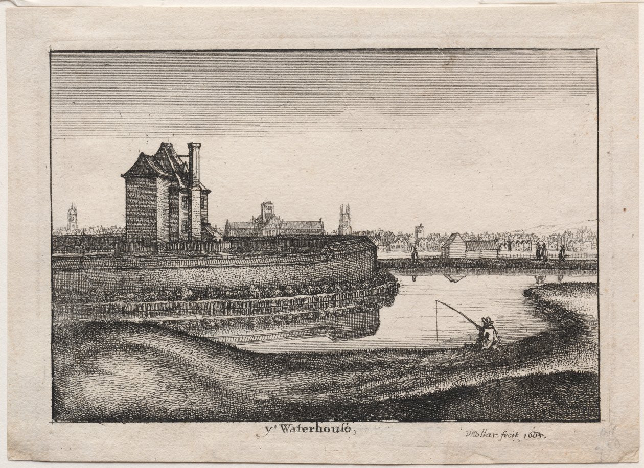 The Waterhouse, 1665. de Wenceslaus Hollar