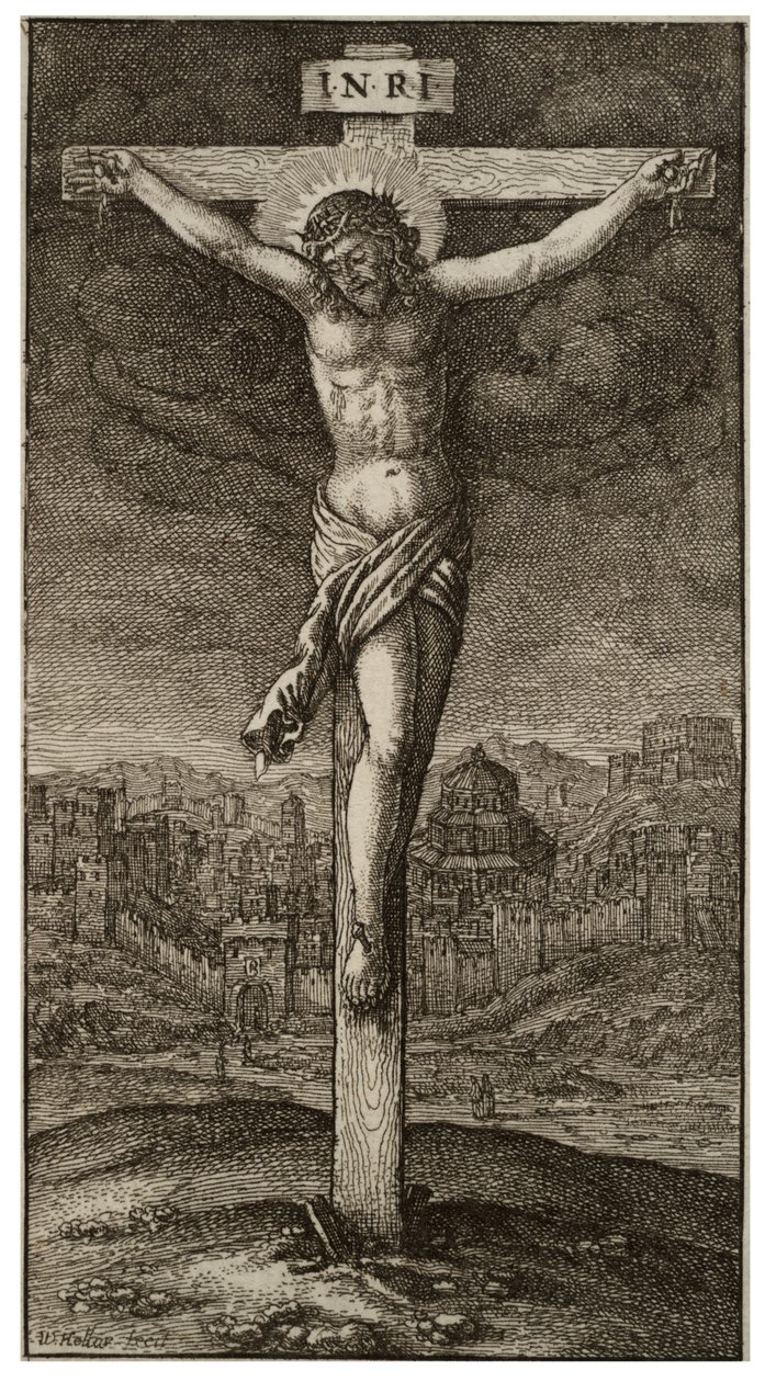 A crucificação de Wenceslaus Hollar