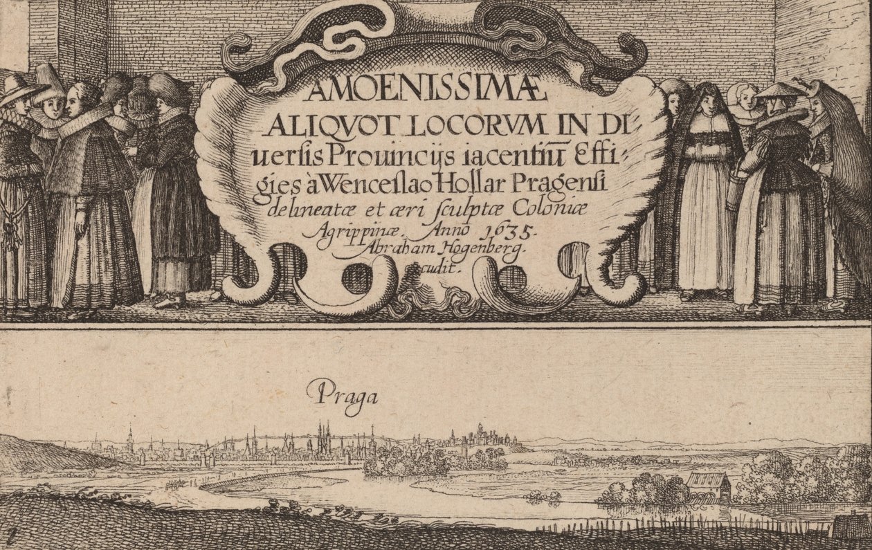 Folha de rosto, 1635. de Wenceslaus Hollar