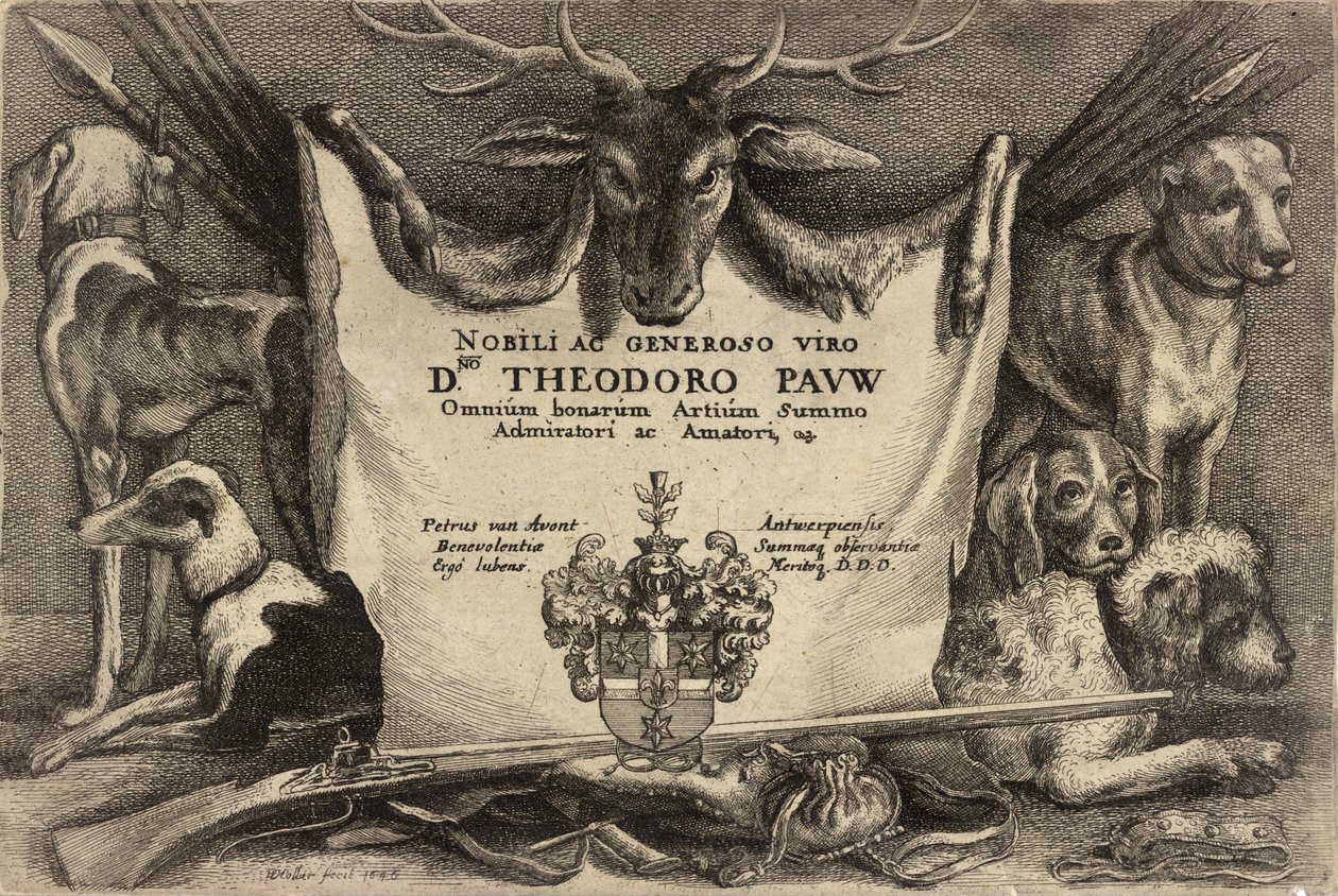 Título. Estado 3 de Wenceslaus Hollar
