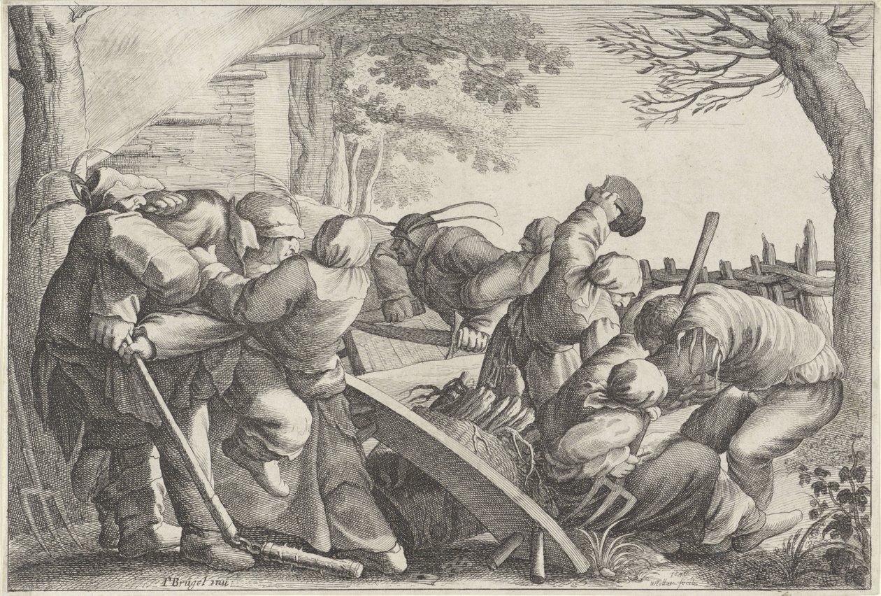 Agricultores Combatentes de Wenceslaus Hollar