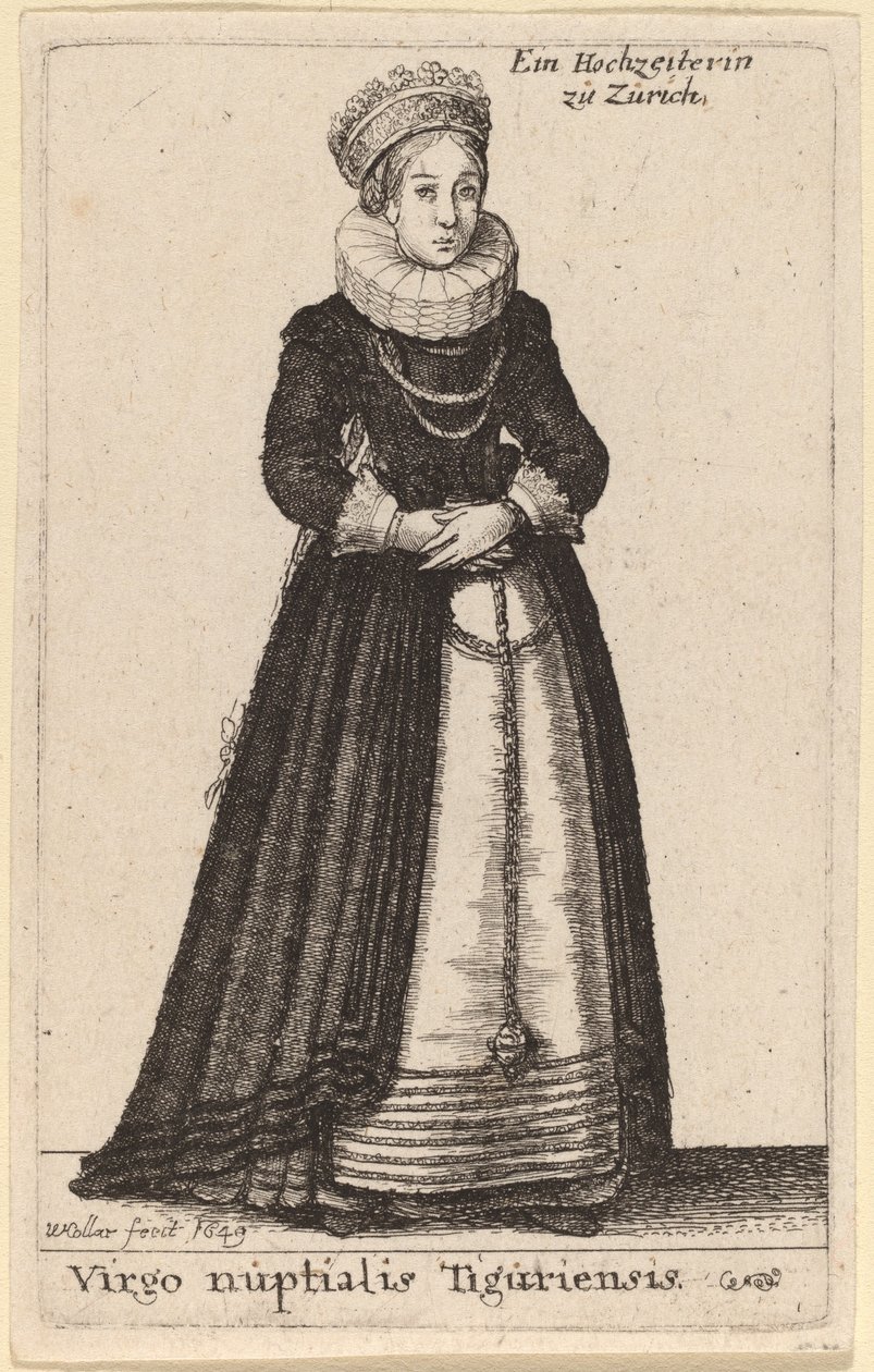 Casamento da empregada tiguriana de Wenceslaus Hollar