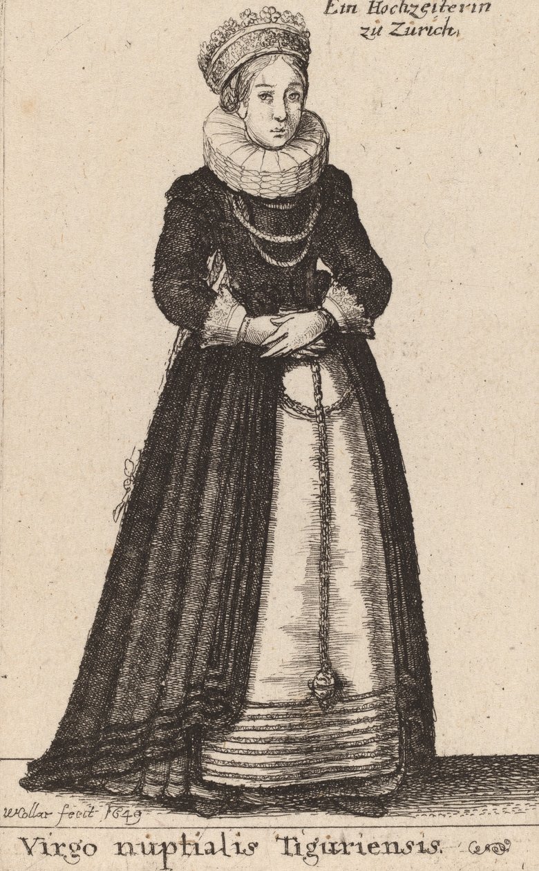 Virgo Nuptialis Tiguriensis, 1649. de Wenceslaus Hollar