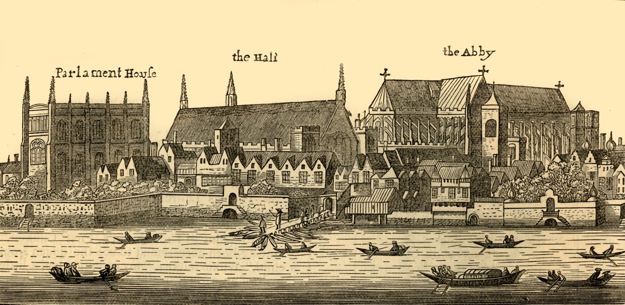 Westminster em 1640, 1881. de Wenceslaus Hollar