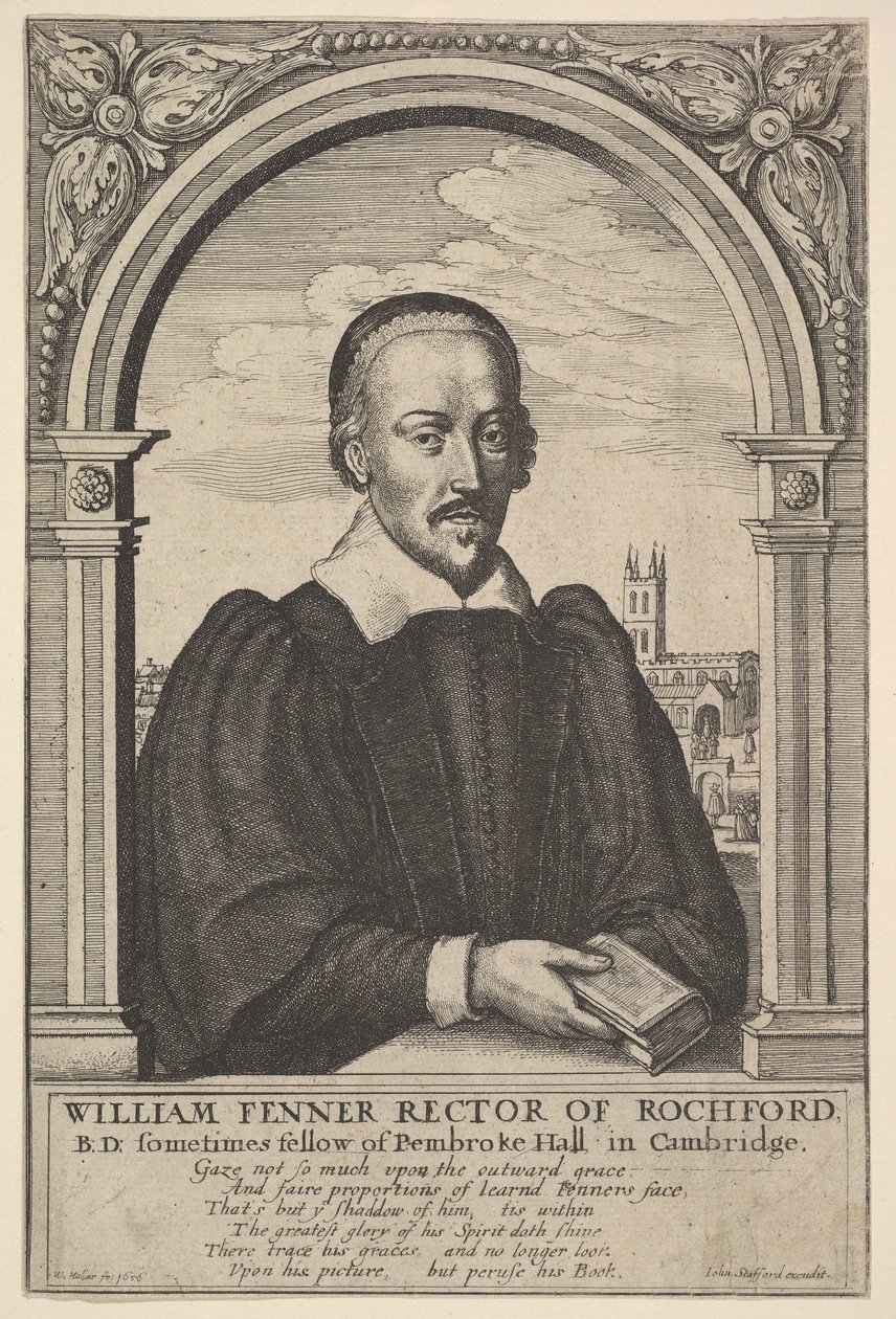 William Fenner, Reitor de Rochford, 1656. de Wenceslaus Hollar