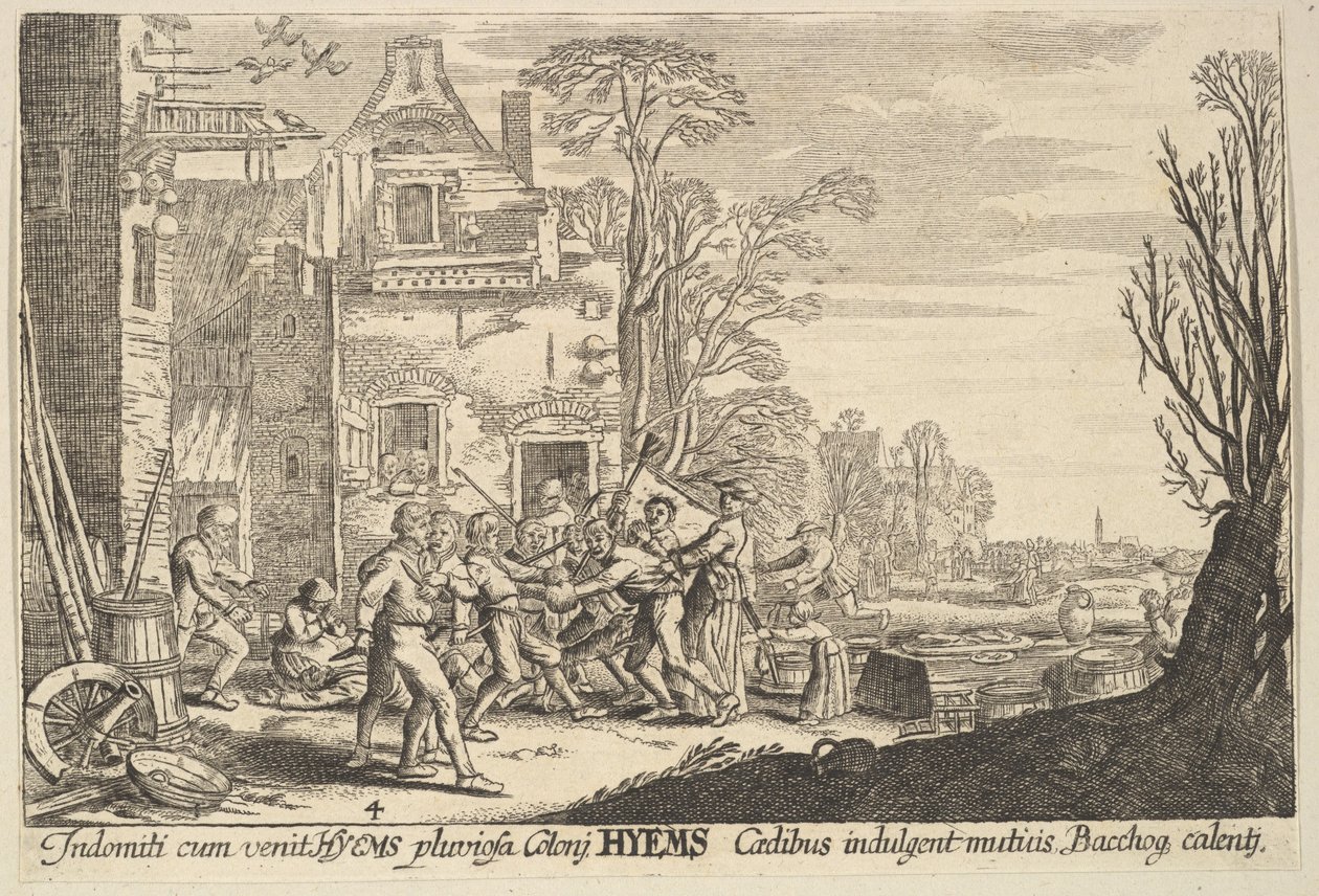 Inverno, 1629. de Wenceslaus Hollar