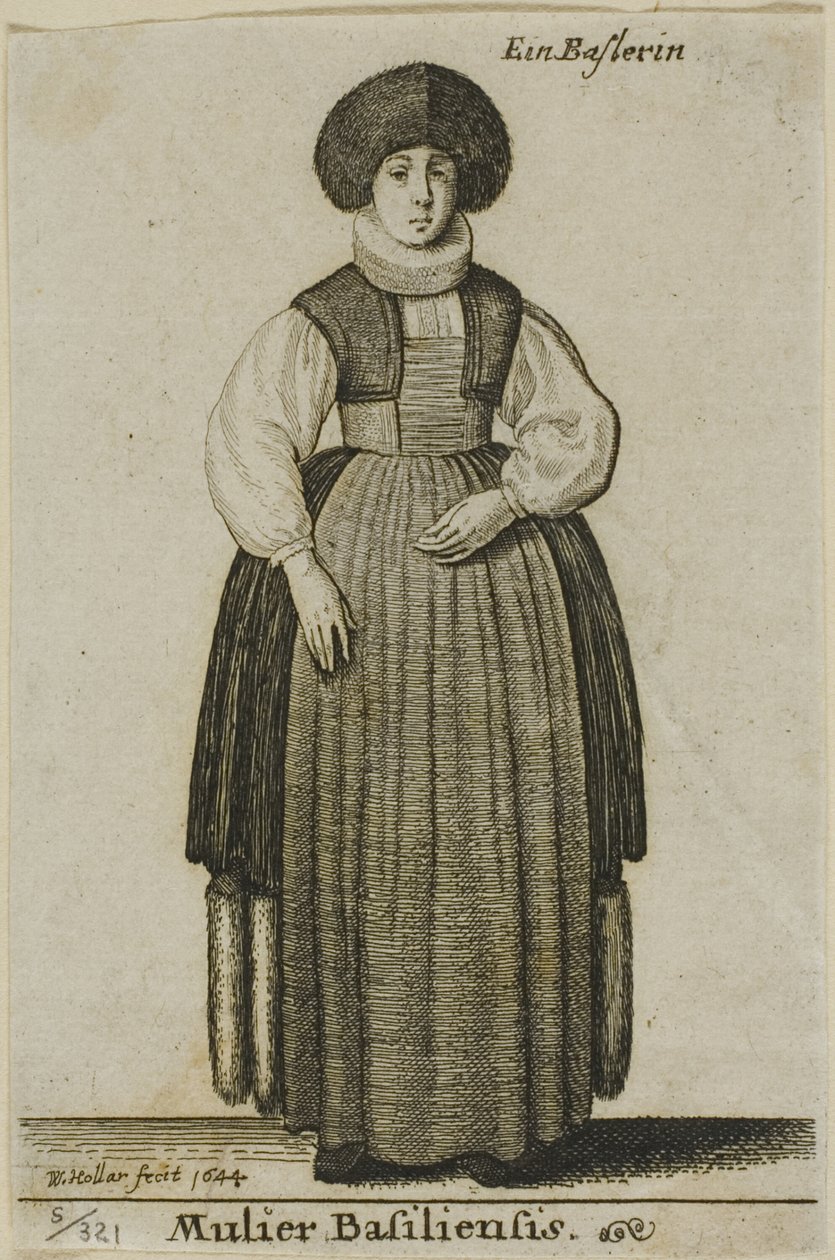 Mulher de Basileia de Wenceslaus Hollar