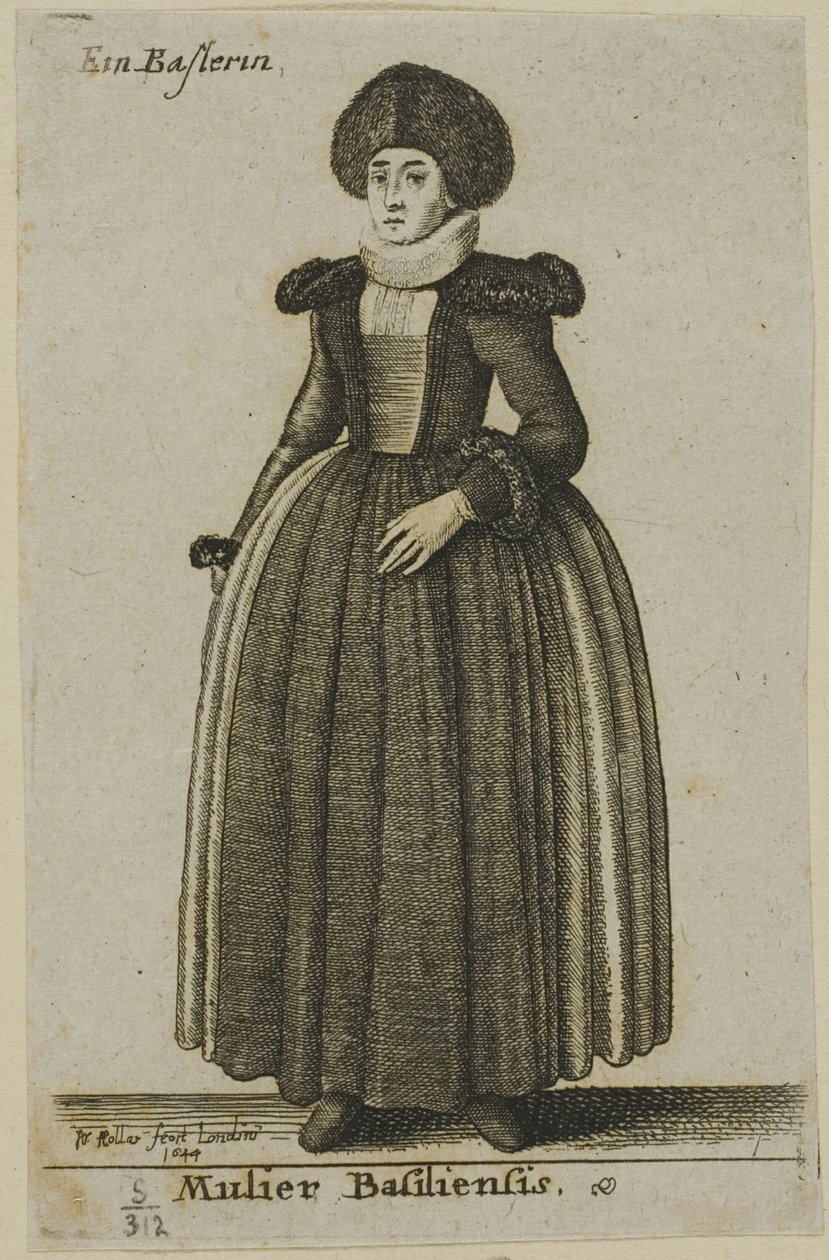 Mulher de Basileia de Wenceslaus Hollar