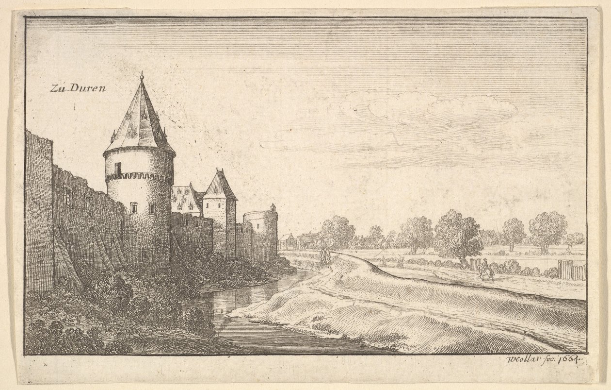 Zu Düren, de «European Views» de Wenceslaus Hollar