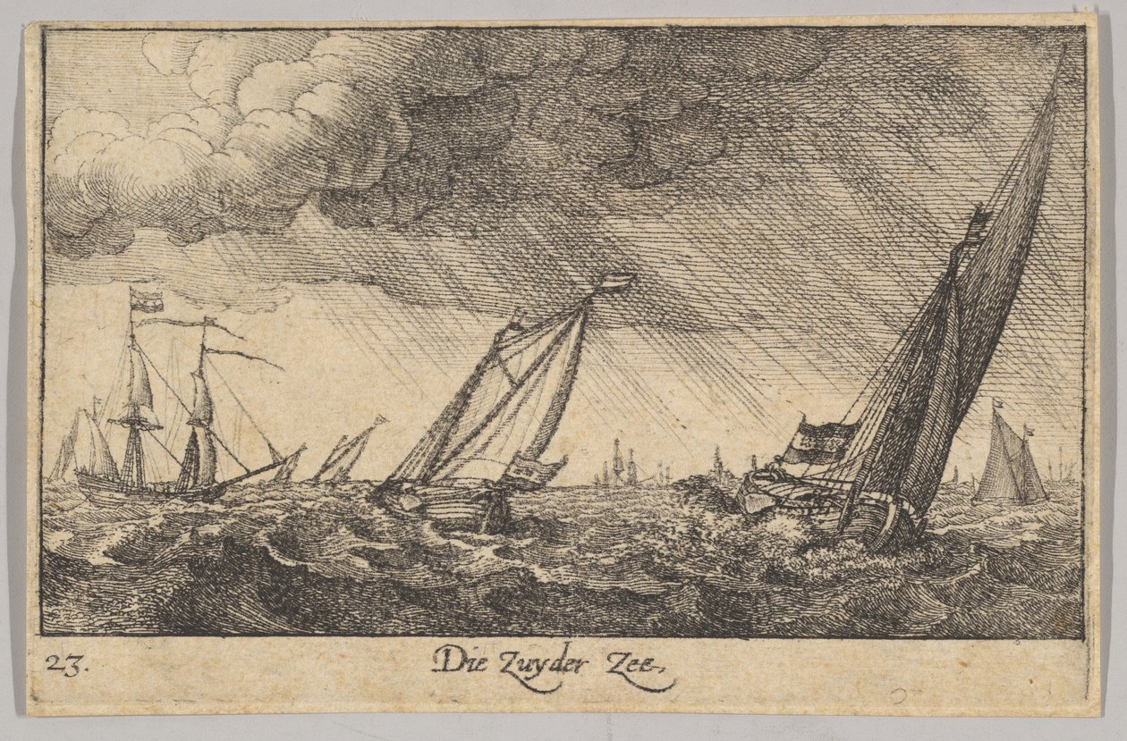 Zuyder Zee, 1635. de Wenceslaus Hollar