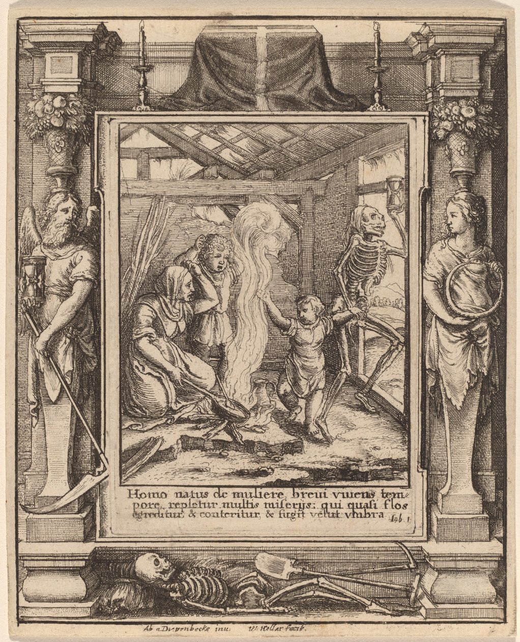 Filho de Wenceslaus Hollar after Hans Holbein the Younger after Abraham van Diepenbeeck