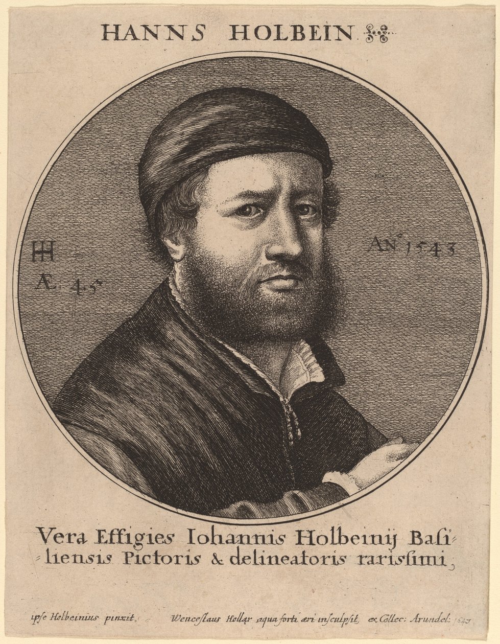 Hans Holbein, o Jovem de Wenceslaus Hollar after Hans Holbein the Younger